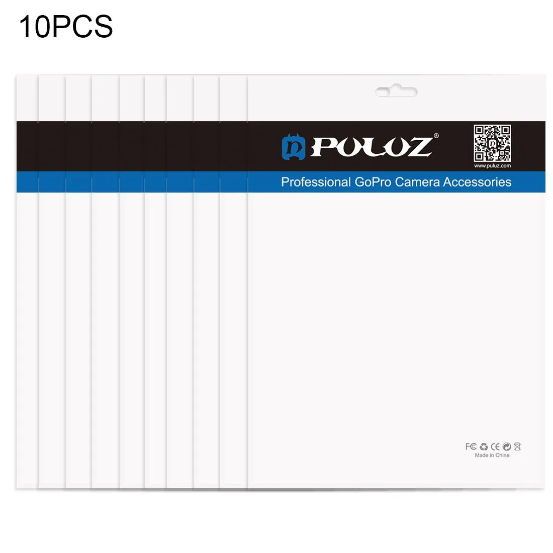 10-pack Clear Front Pearl Jewelry Zip Lock Bags with Hang Hole - Xl Size 33cm x 23.5cm