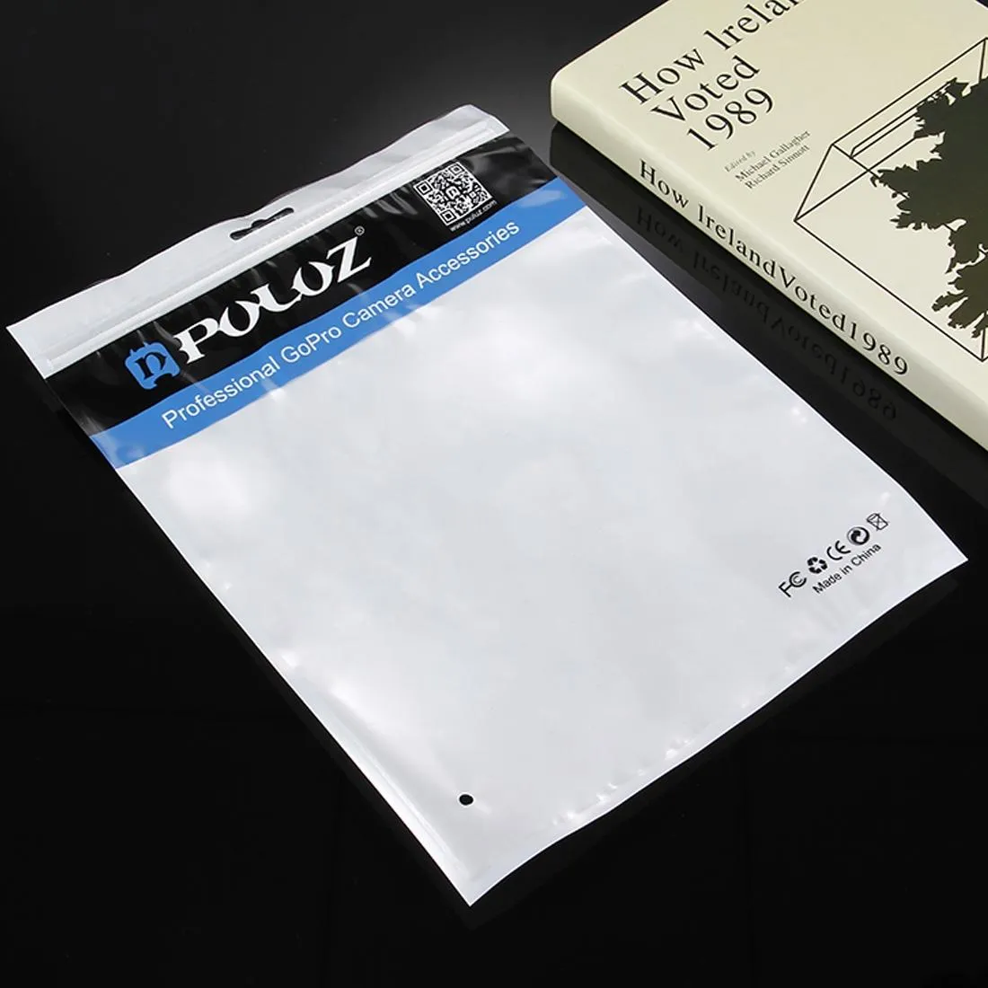 10-pack Clear Front Pearl Jewelry Zip Lock Bags with Hang Hole - Xl Size 33cm x 23.5cm