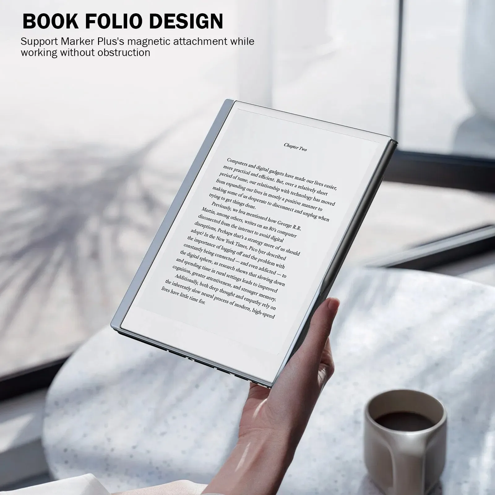 10.3" Lightweight Ultra-thin Magnetic Case with Wide Pen Protective Tablet Cover for Remarkable 2