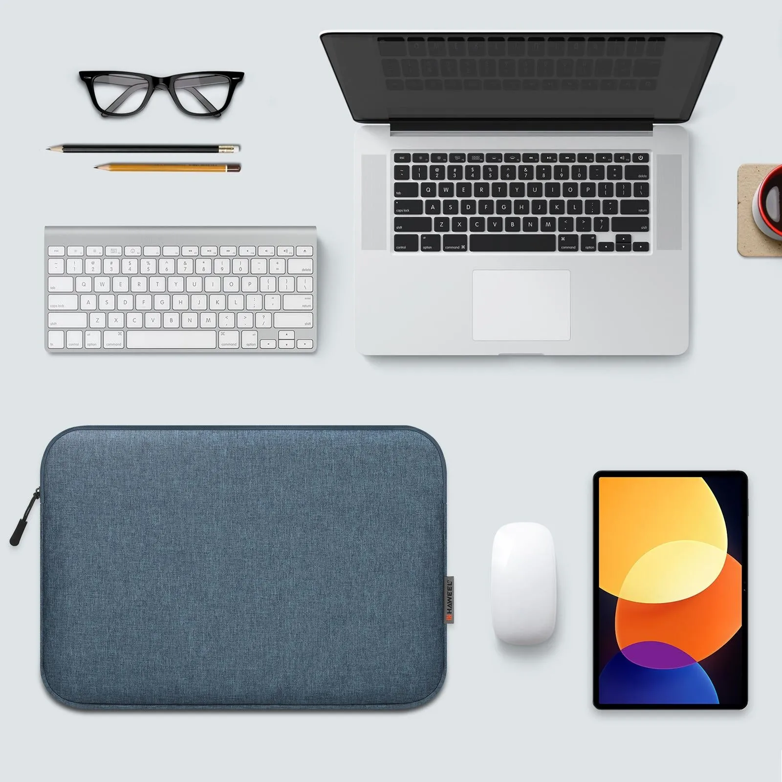 14-15 Inch Laptop Sleeve Briefcase Bag with Zipper