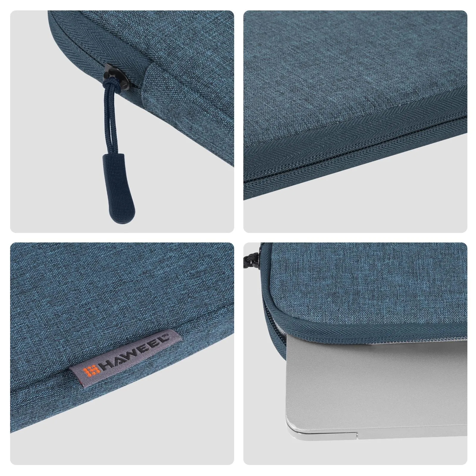 14-15 Inch Laptop Sleeve Briefcase Bag with Zipper