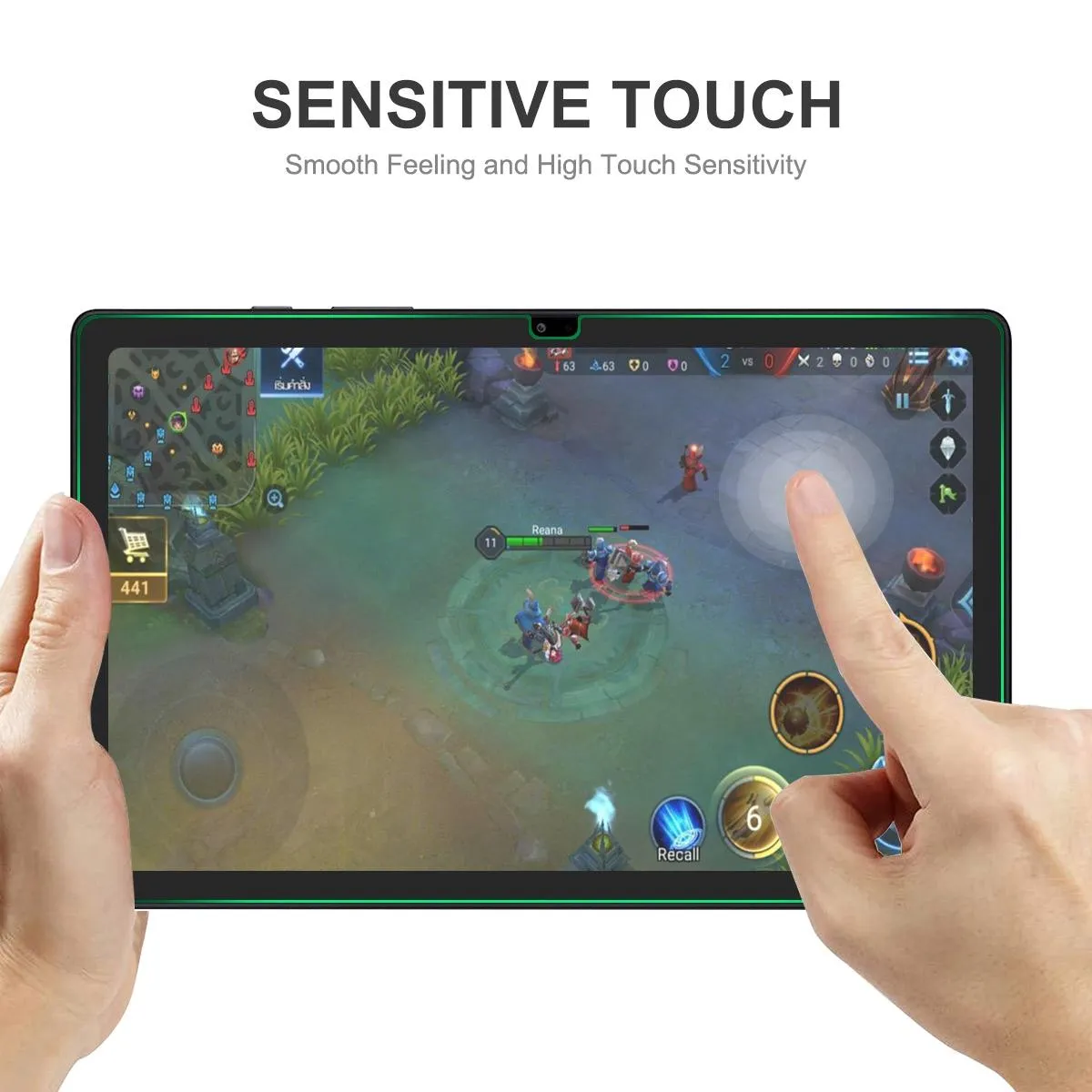 2-pack Tempered Glass Film for Samsung Galaxy Tab A7 10.4 - 0.33mm Explosion-proof