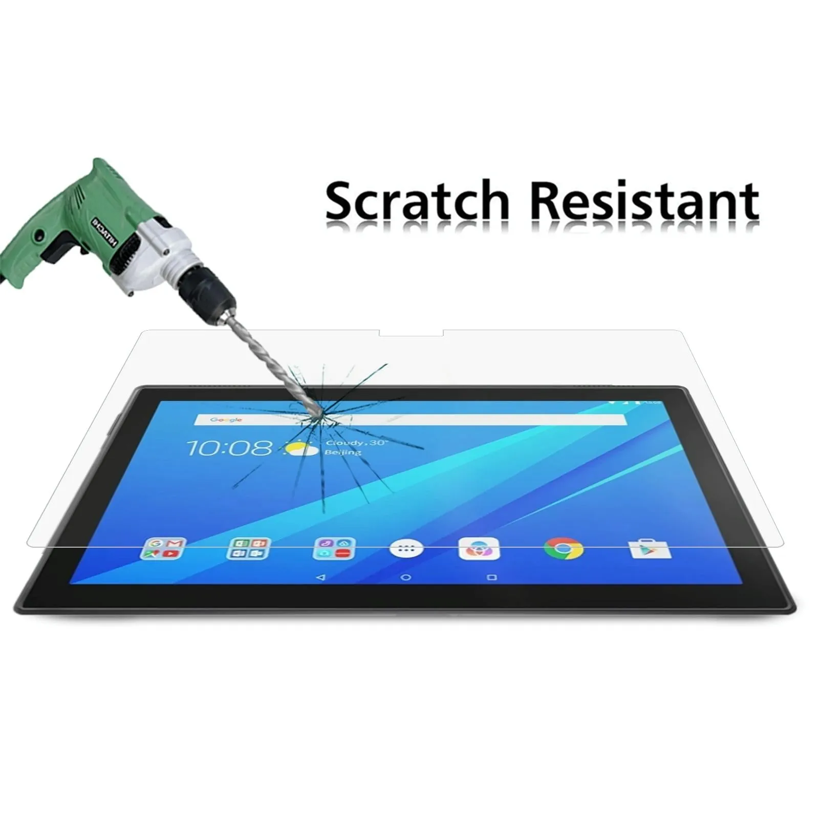 25-Pack Tempered Glass Film For Lenovo Tab 10.1 X504F - 9H 2.5D Explosion-Proof