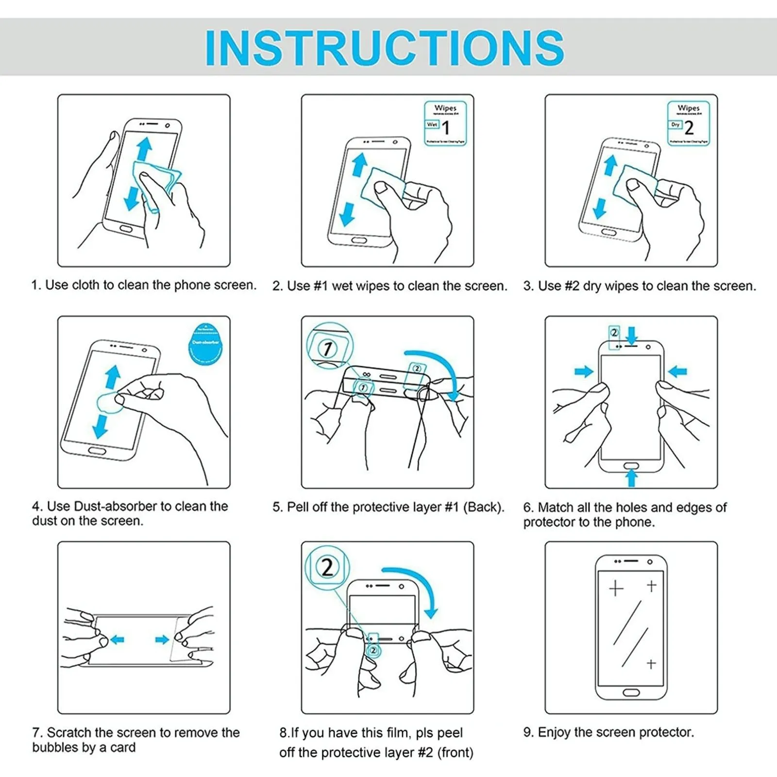 25-Pack Tempered Glass Film For Lenovo Tab 10.1 X504F - 9H 2.5D Explosion-Proof