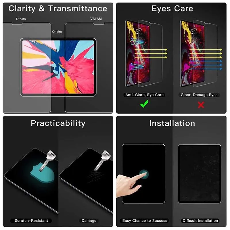 50-pack Matte Paperfeel Screen Protector for Samsung Galaxy Tab A8 10.5 2021