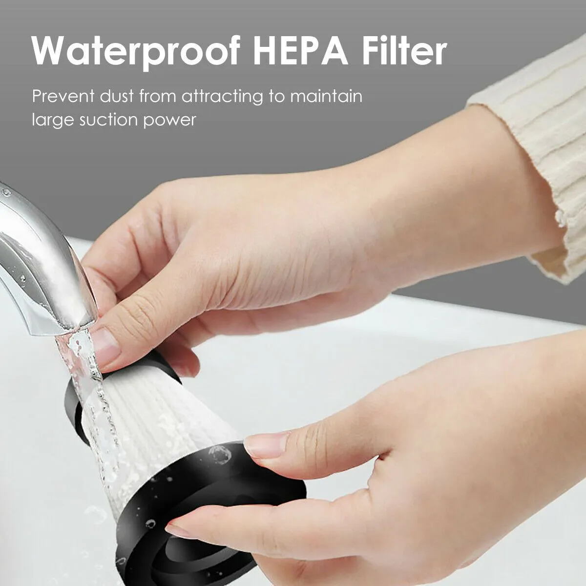 5000Pa Handheld Cordless Car Vacuum Cleaner | Powerful Suction | Portable | Mini | Wet & Dry Use