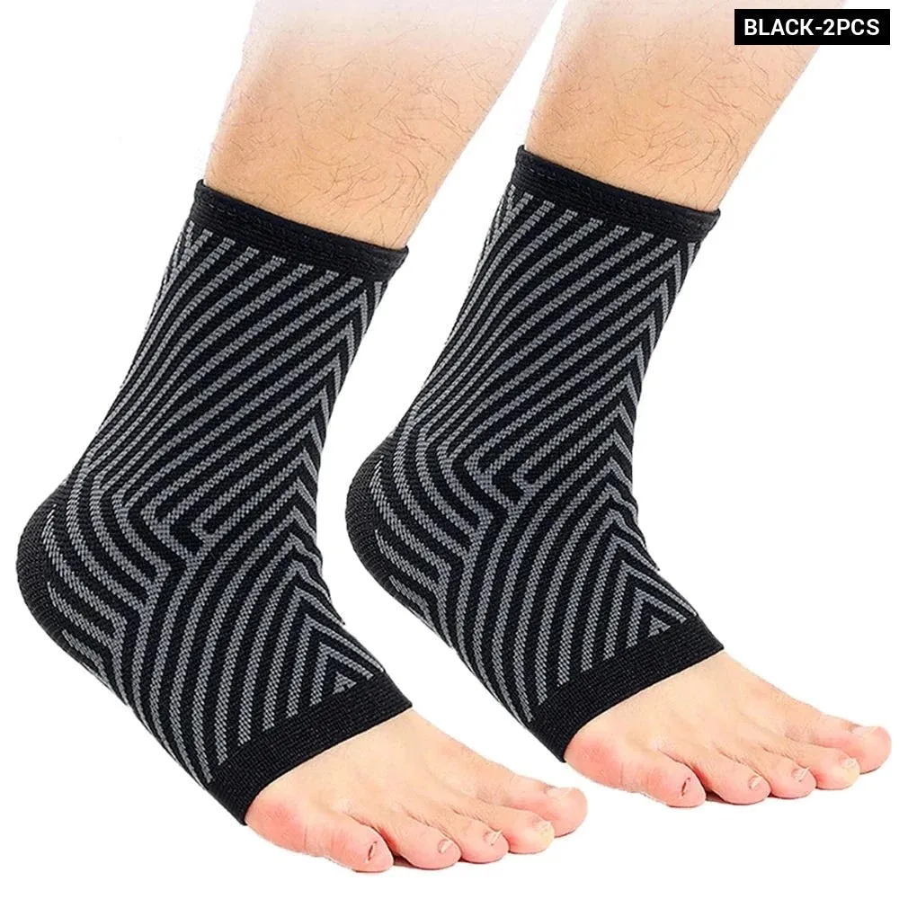 Ankle Compression Socks for Men Women Running Tendonitis and Flat Feet Relief