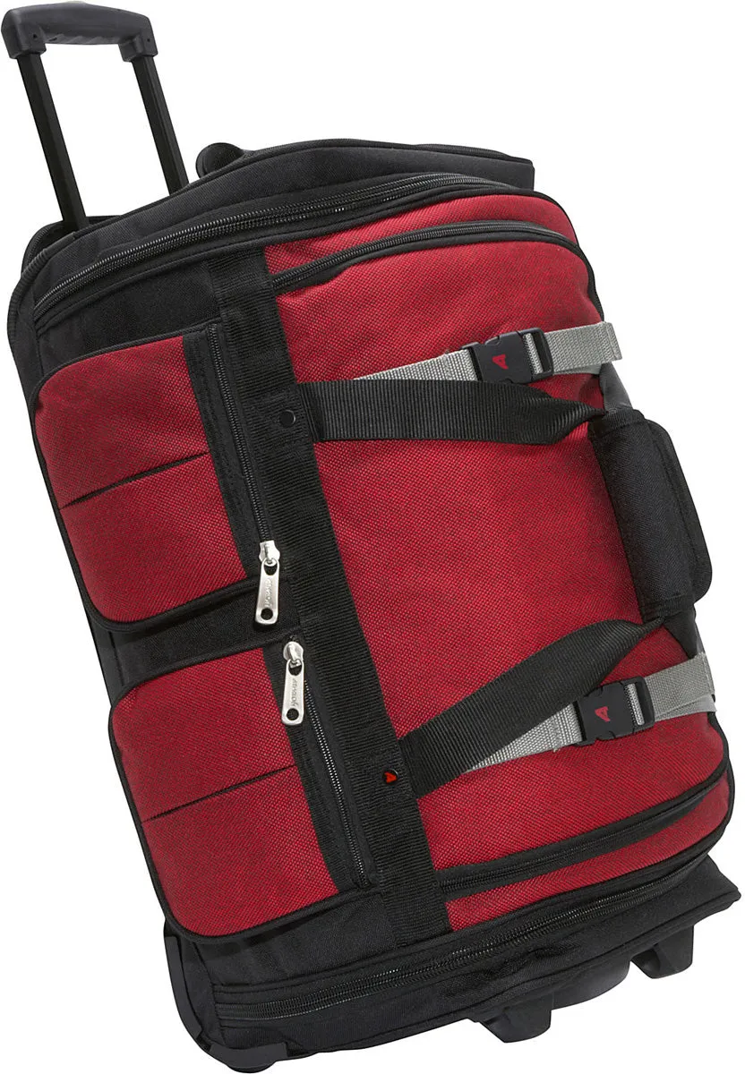 Athalon Luggage 22In 15 Pocket Wheeling Duffel