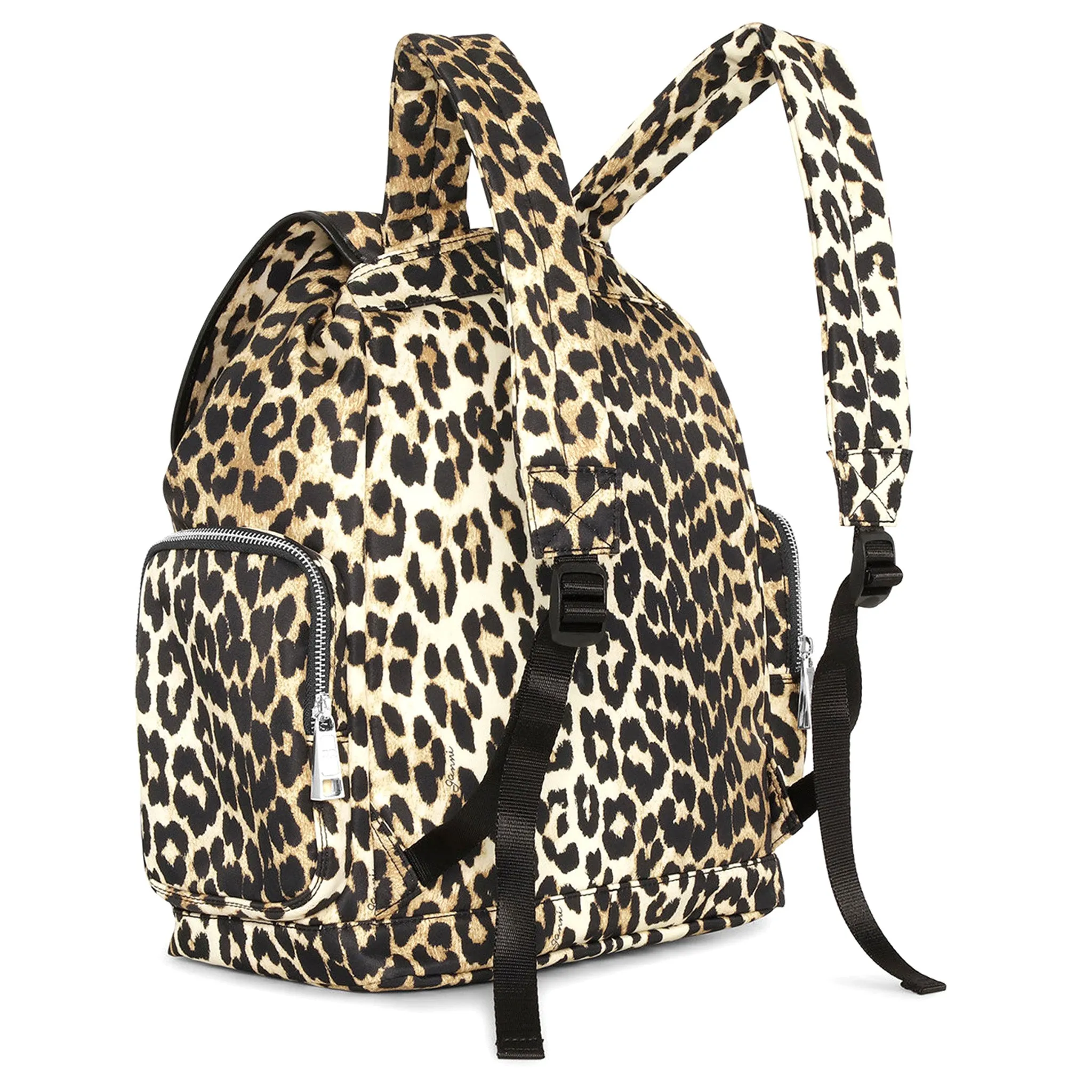 BUCKY BACKPACK SMALL NYLON PRINT / LEOPARD