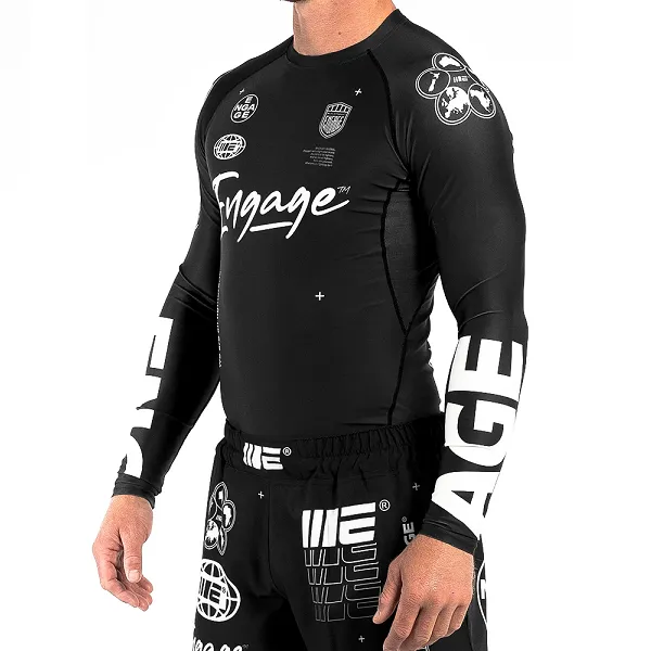Engage Billboard LS Rash Guard - Black