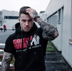 Gorilla Wear - Boston Short Sleeve Hoodie (Black)