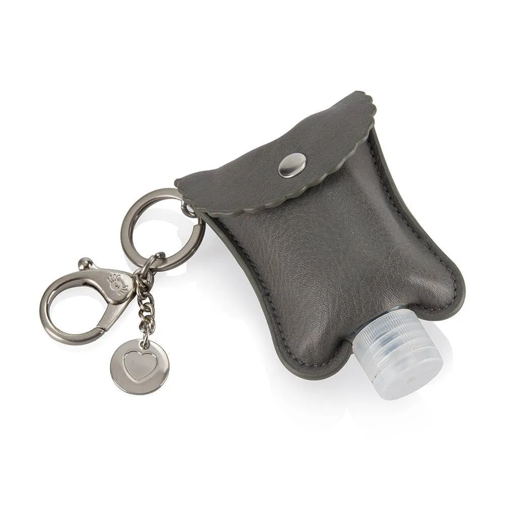 Itzy Ritzy - Cute 'n Clean Grayson Hand Sanitizer Charm Keychain