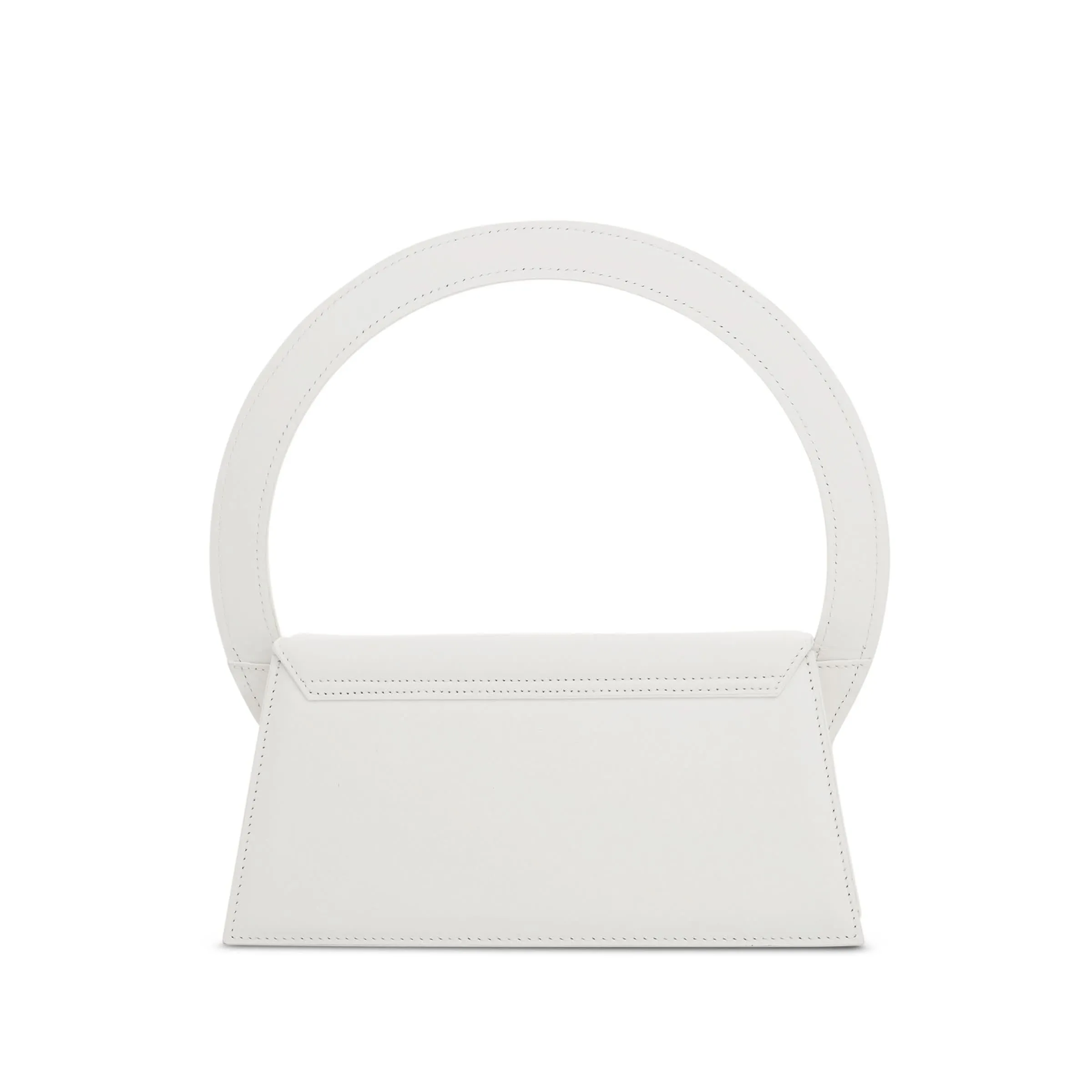 Le Sac Rond Circle Purse in White
