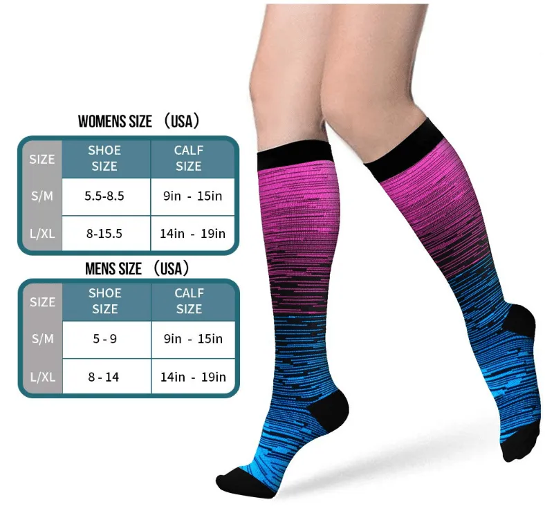 ROYALUCK Compression Socks Compression Stockings(3 Pairs) for Women & Men-Workout And Recovery