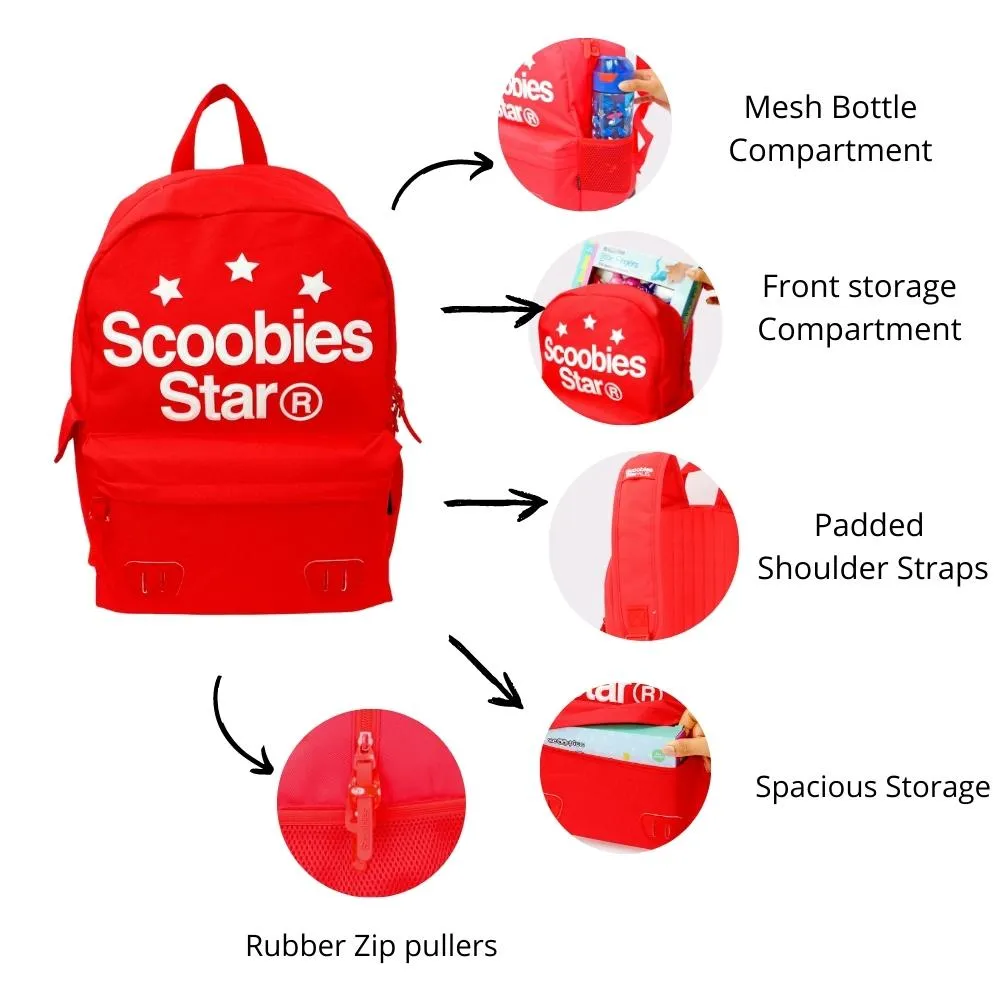 Scoobies Star Red Bag Combo