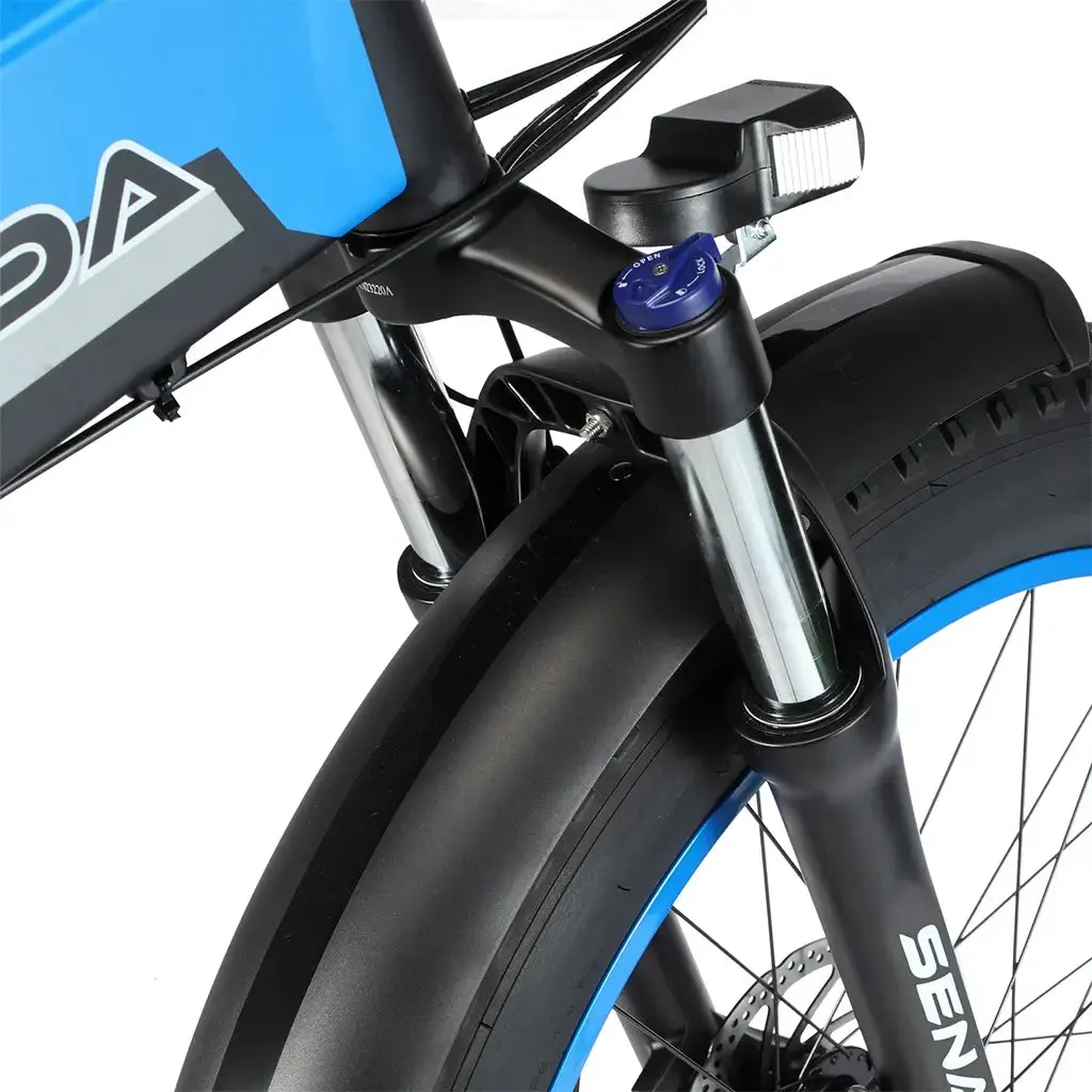 Senada Roamer 1000W 48V 14Ah All Terrain Fat Tire Electric Folding Bike