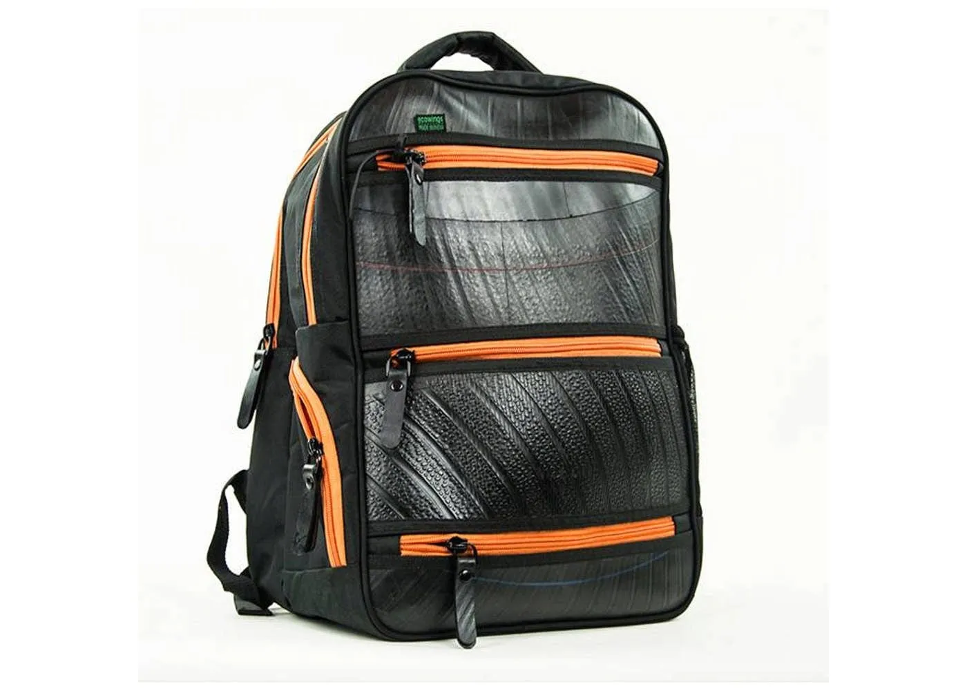Tiger Upcycled Tyre Vegan Backpack | Multiple Colours