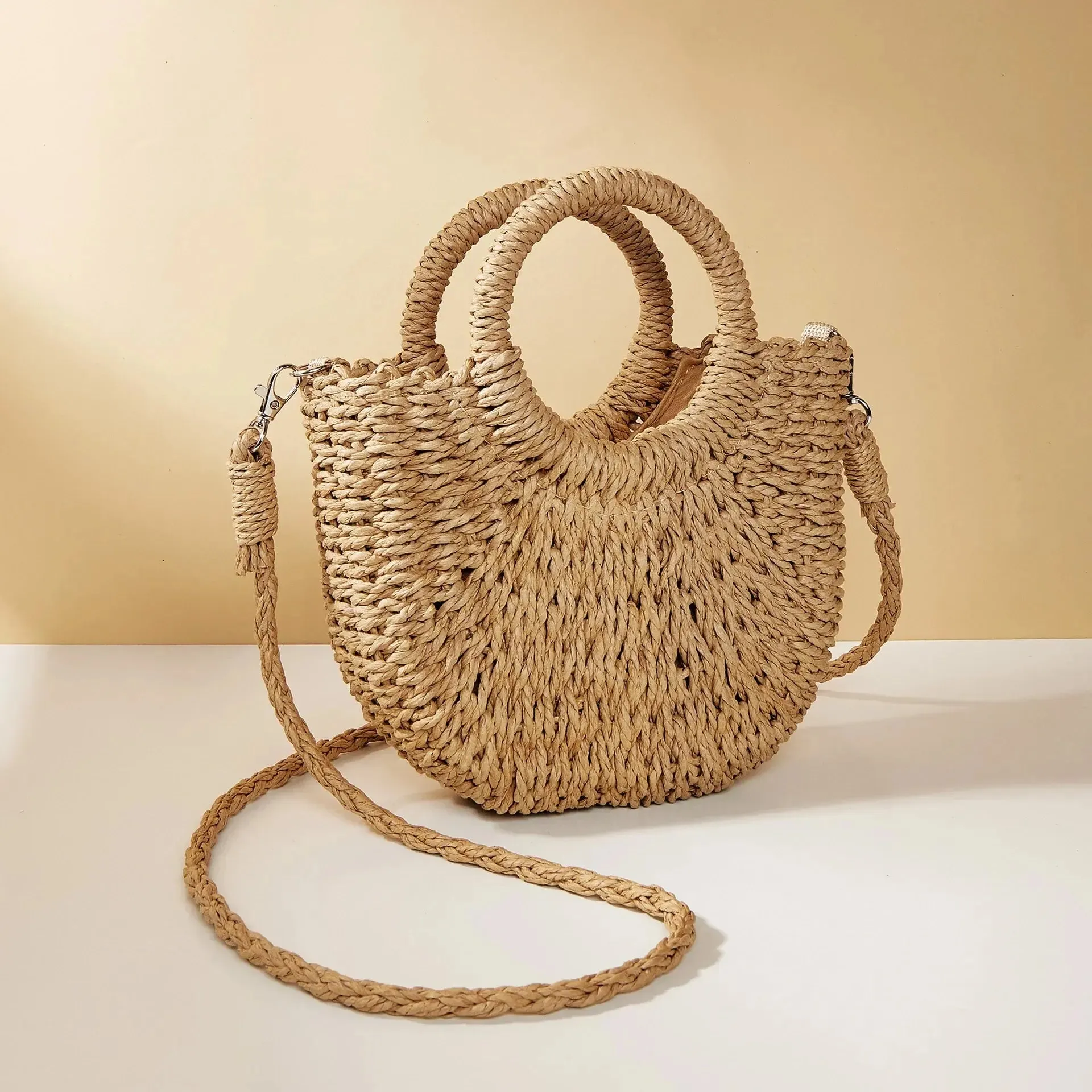 Vintage Straw Woven Bag