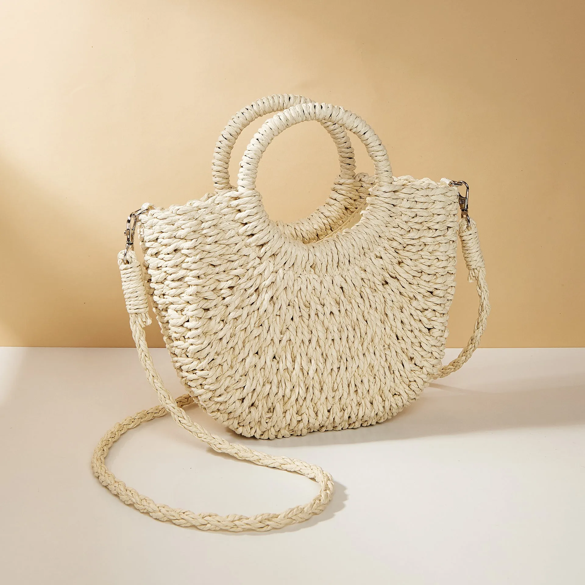 Vintage Straw Woven Bag