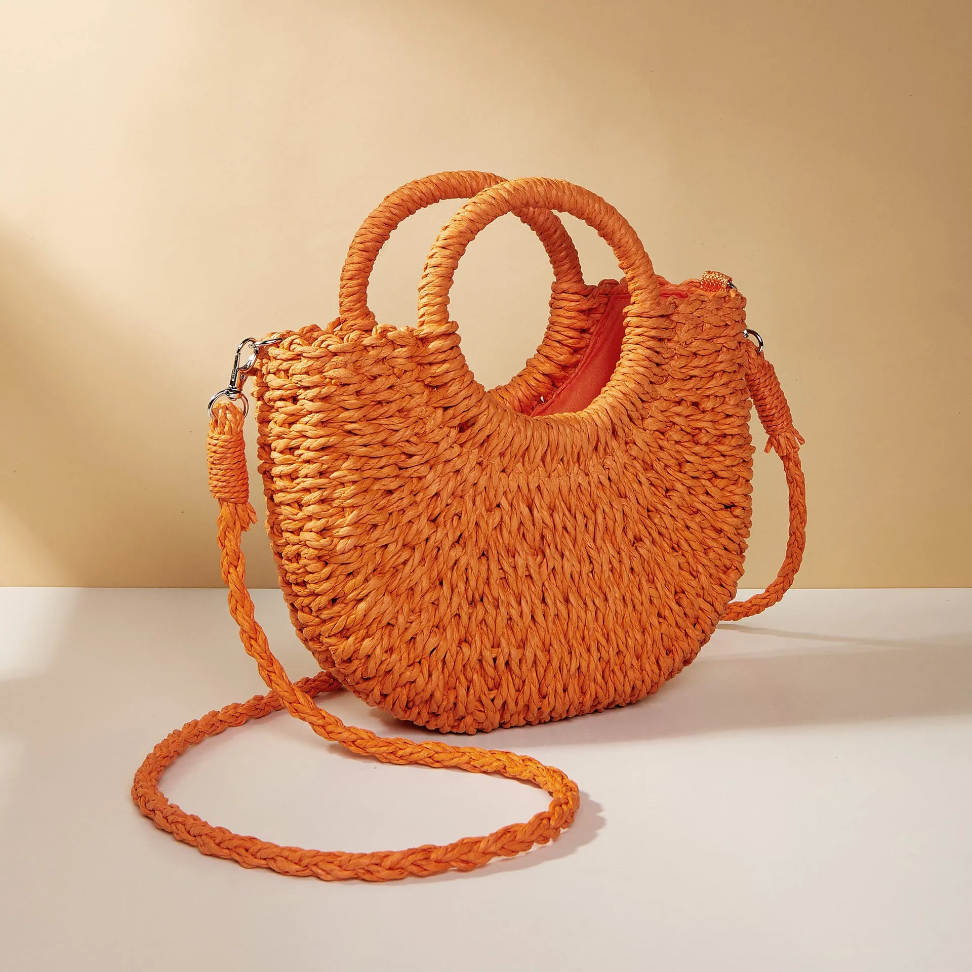 Vintage Straw Woven Bag