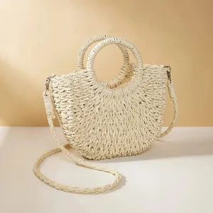 Vintage Straw Woven Bag